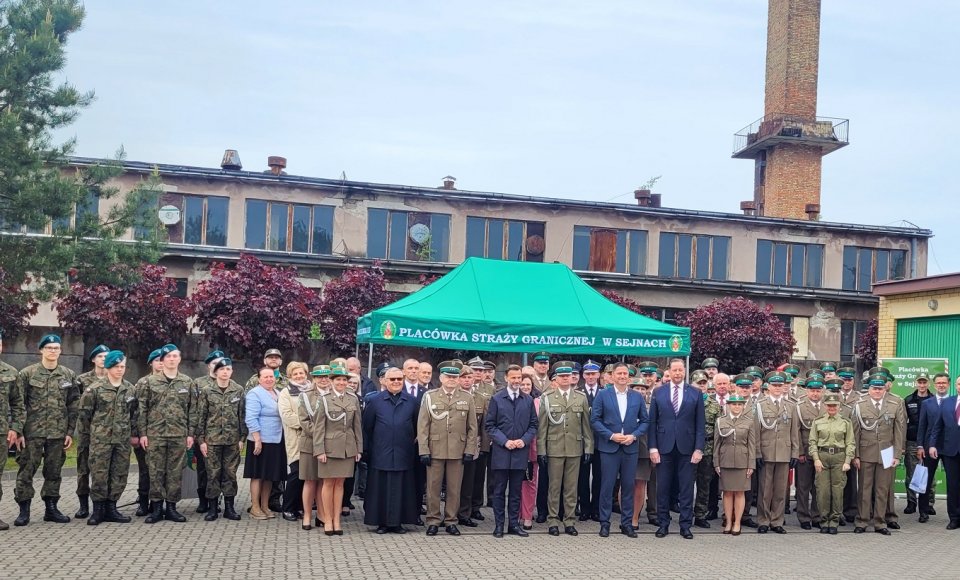 Lenkijos sienos apsaugos tarnybos šventė Seinuose