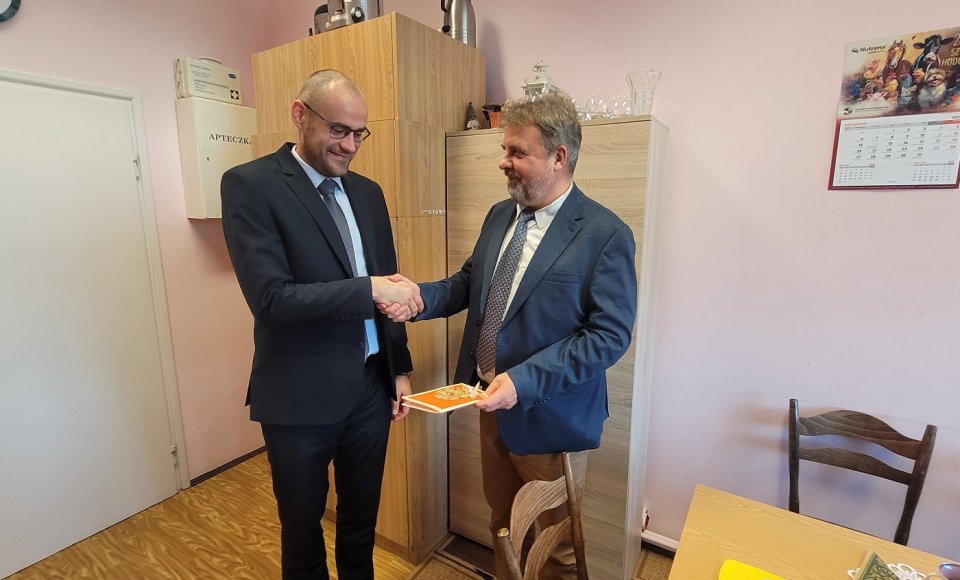Konsulato vadovas lankėsi Vidugirių mokykloje