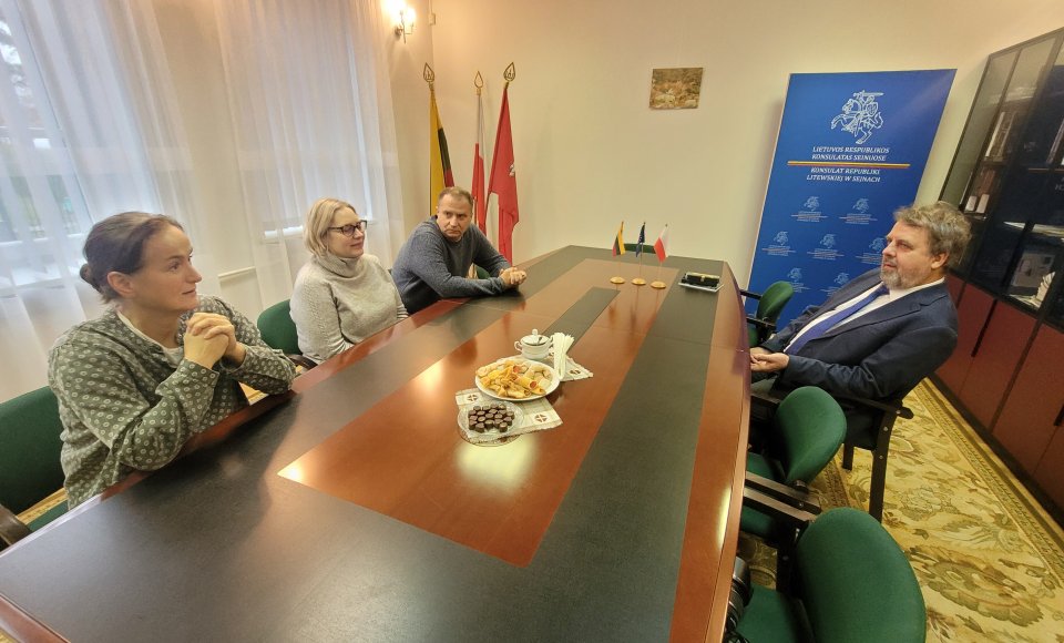 Seinuose lankėsi Lietuvos šaulių sąjungos delegacija